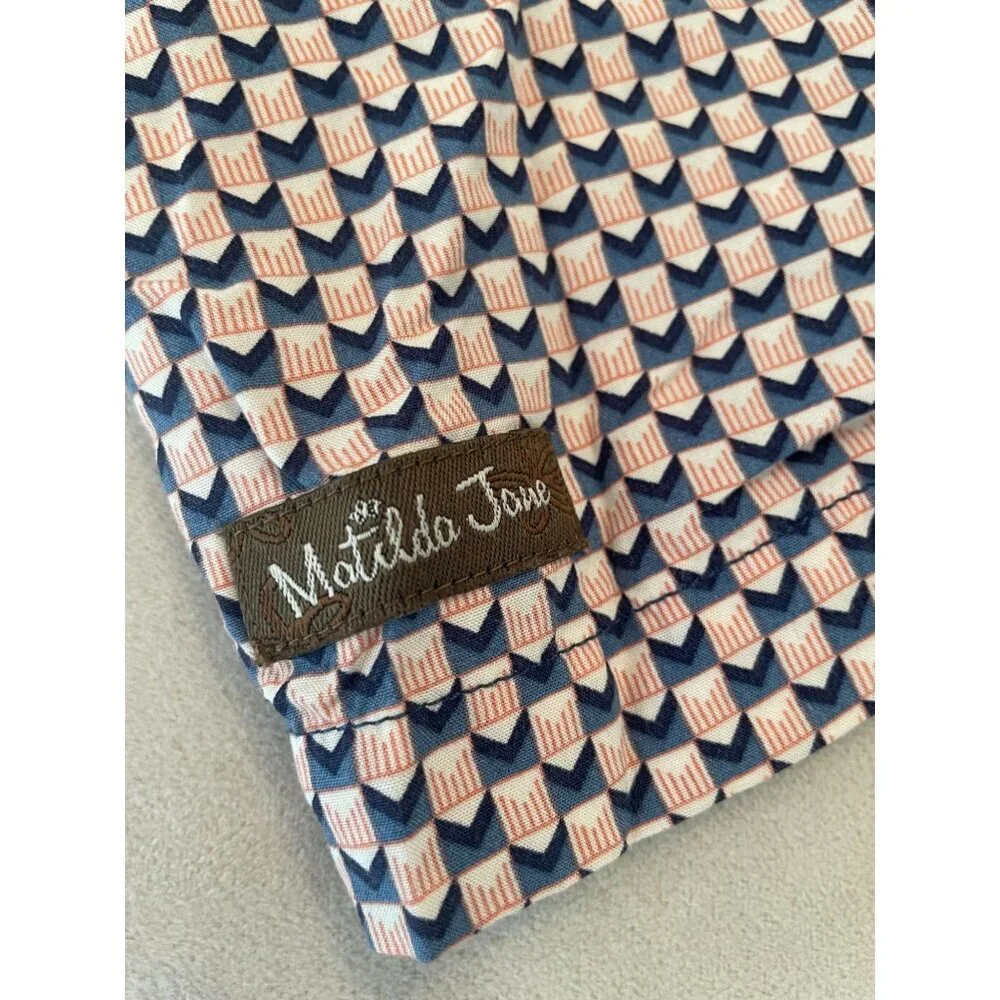 Matilda Jane Navy Floral A Day Off Pants Size S Cottagecore Tweecore Prettycore